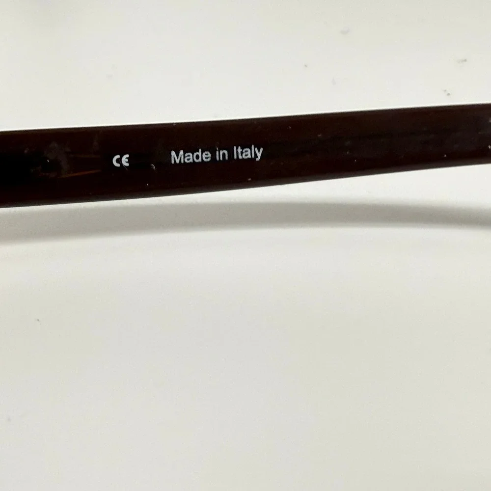 Givenchy VGV614S Honey Tortoise Gold Logo Eyeglass Frames Italy D67 140